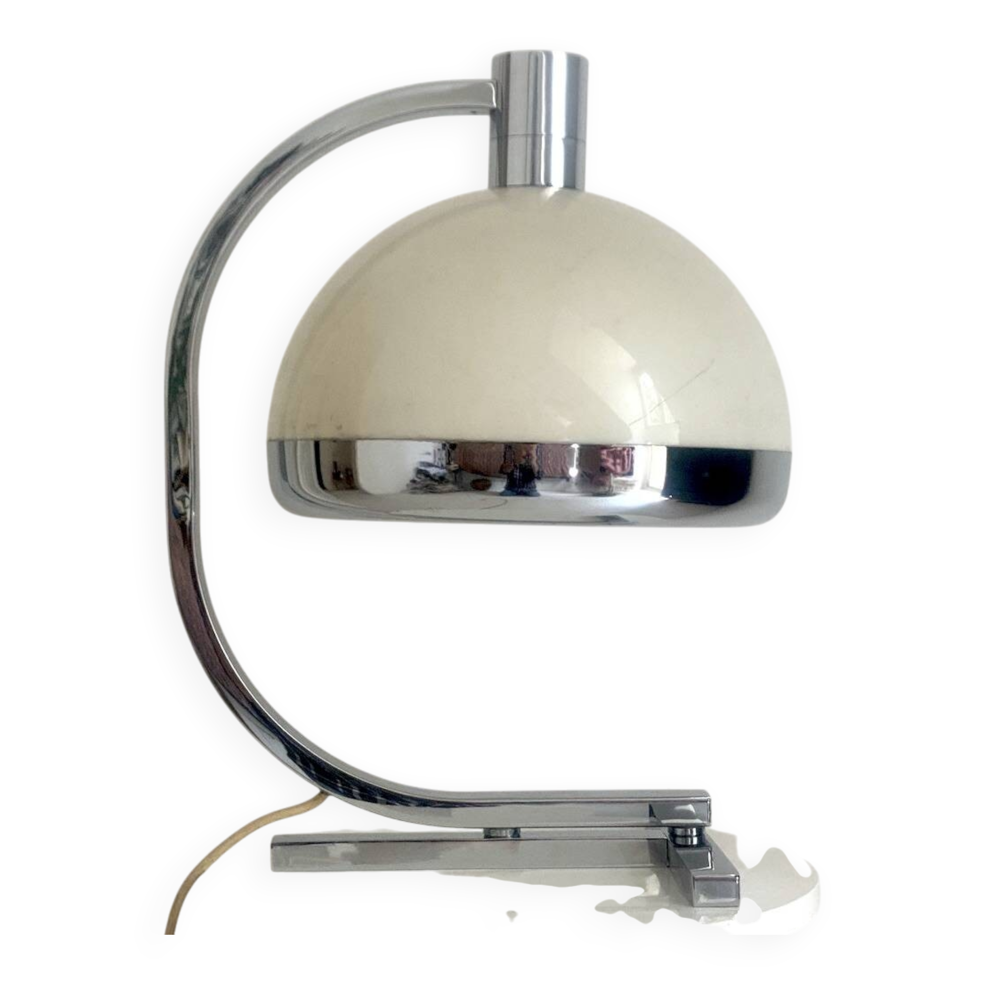 Chrome and plexiglass lamp designed by Franco Albini, Italy, 1970s