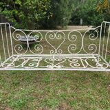 Old wrought iron bed