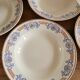 Set de 8 assiette Longwy vintage