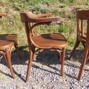 4 fauteuils Baumann en bois courbé