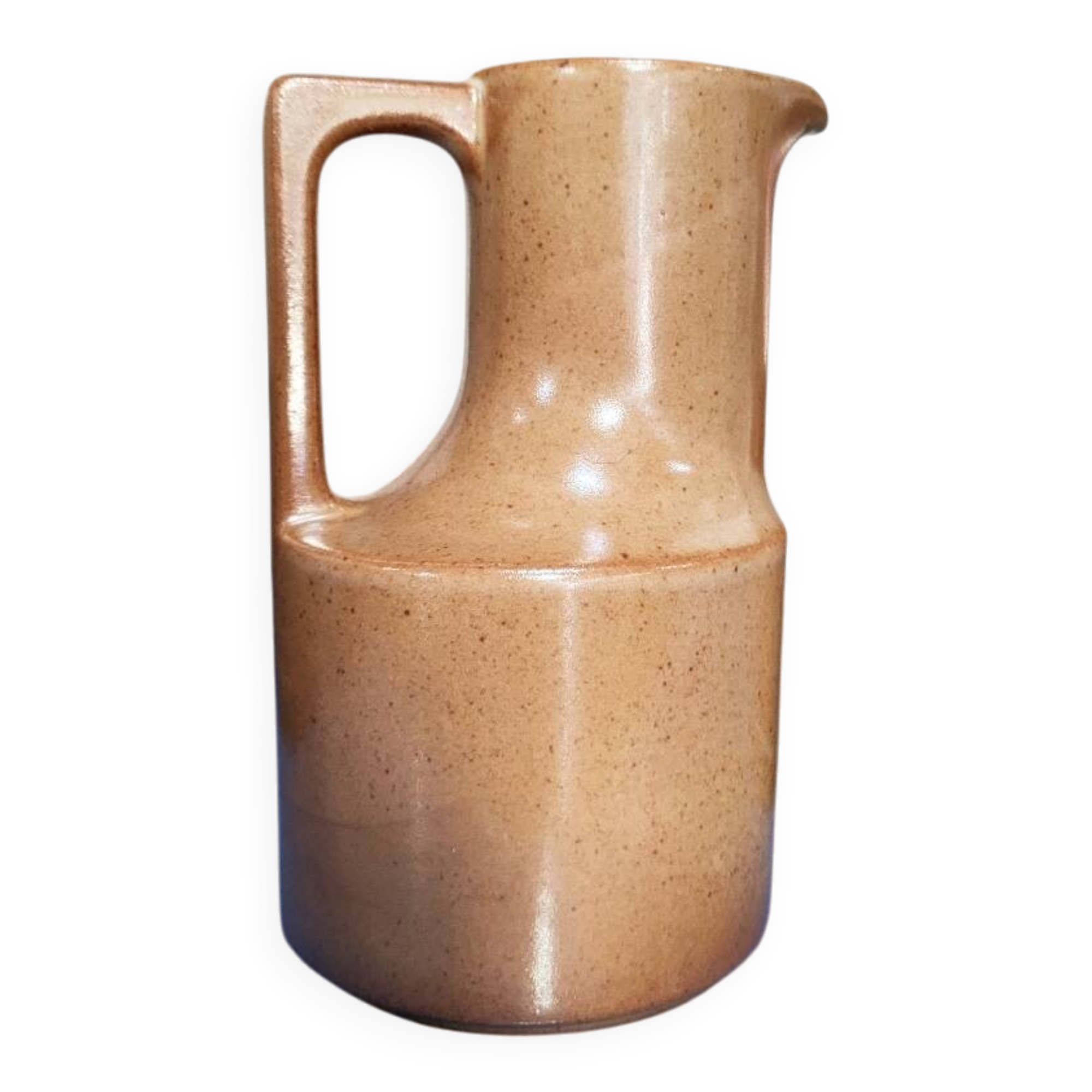 Stoneware carafe Brenne stoneware from France 1960s