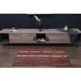 1970s Turkish Hand-Knotted Wool Cotton Purple Area Rug 100x134