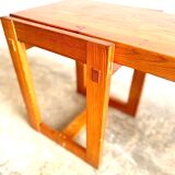 Edvin Helseth pine bench model Trybo, for the Trysil ski resort, Norway, 1964