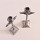 Aluminium candlesticks, 1970s