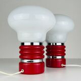 Mid-century table lamps model Bulb attributed to Enrico Tronconi, Italy 1970s, set of 2.