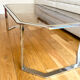 Table basse métal Chromé