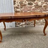 Spectacular French extending table Louis XV style vintage 1980 rococo Provence 260cm
