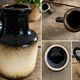 Fat Lava Vase Scheurich 16.5 cm – Vintage Ceramic W. Germany