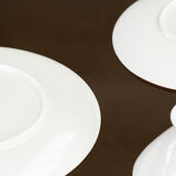 Cup and saucer set in bavaria 1950 porcelain