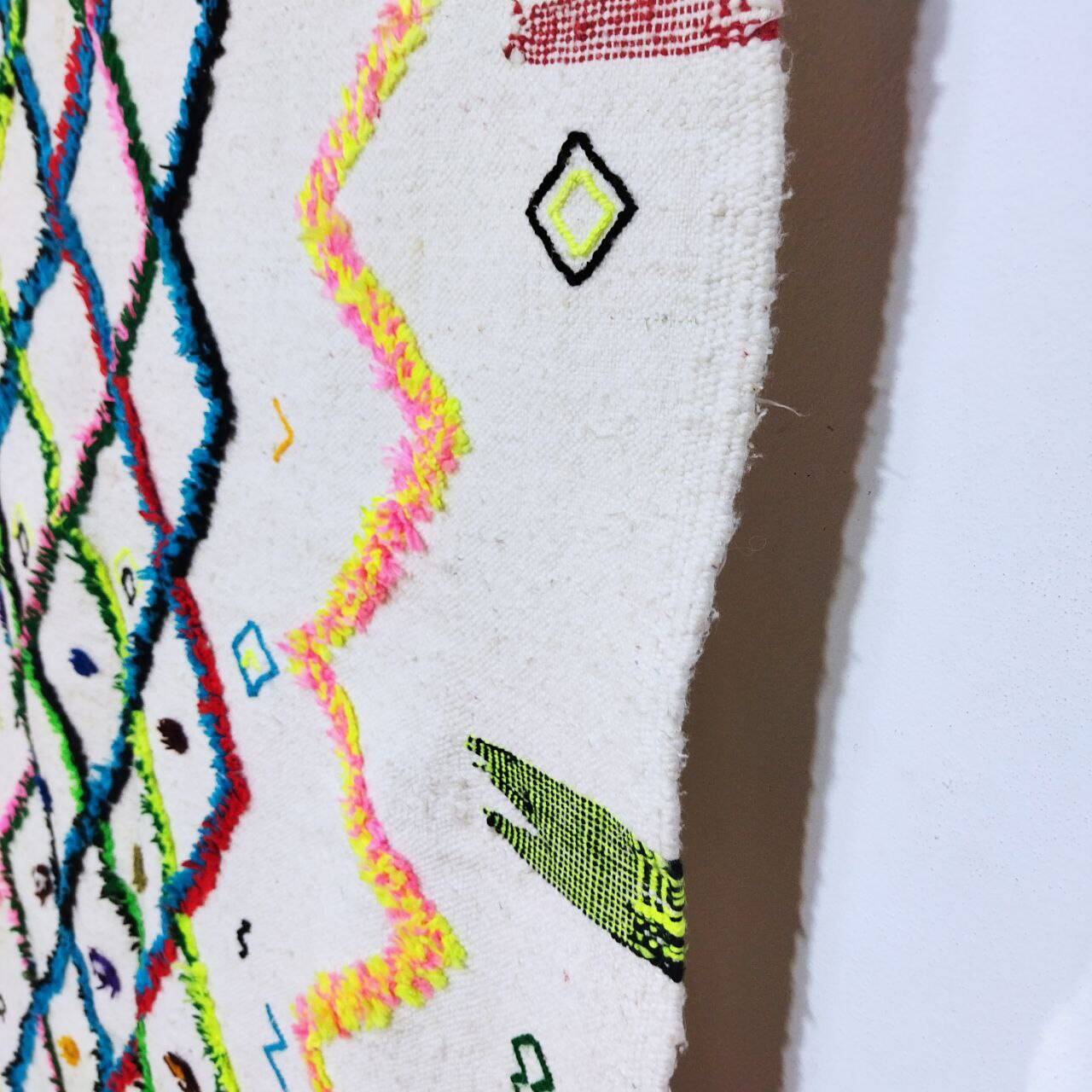 Handmade Moroccan Berber rug 222 x 128 cm