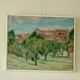 Town with trees by Folke Berlinde