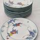 10 flat plates in Limoges porcelain - Haviland