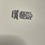 Plates and dish Gien herbarium décor