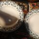 Set of 12 flat plates and 10 hollow plates in iron earth
