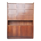 Large teak buffet bookcase 1950