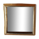 Miroir doré 3,5x3,5cm