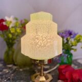 Skyscraper building art deco table lamp