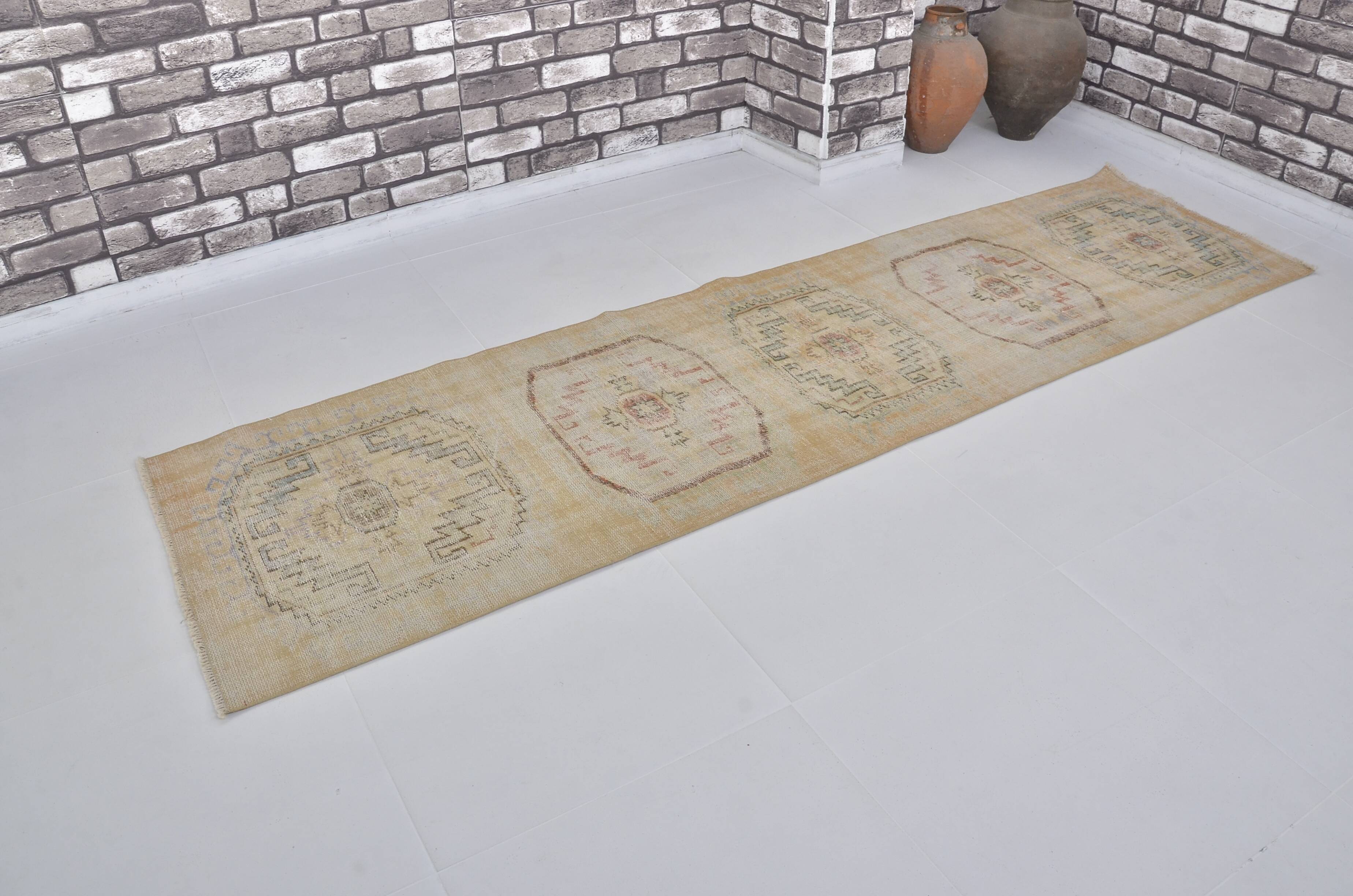 Oushak Antique Hallway Vintage Rug sku1930