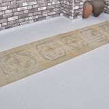 Oushak Antique Hallway Vintage Rug sku1930