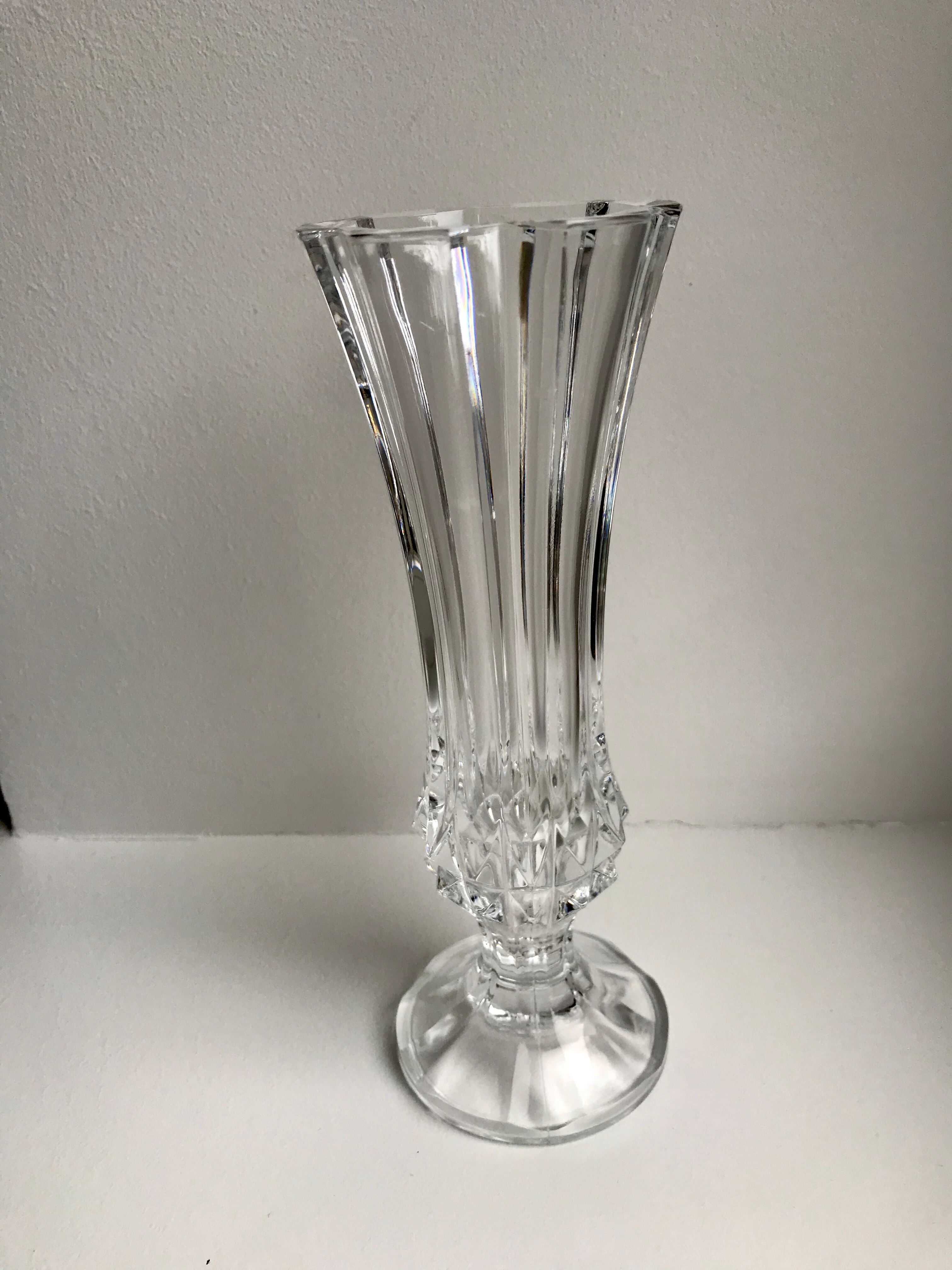 Crystal vase 50s-60s