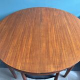 Hans Olsen Roundette teak dining table set, Denmark