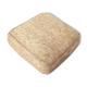 Pouf square floor cushion in natural bohemian jute raffia