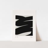 Framed abstract giclee art print 50x70cm