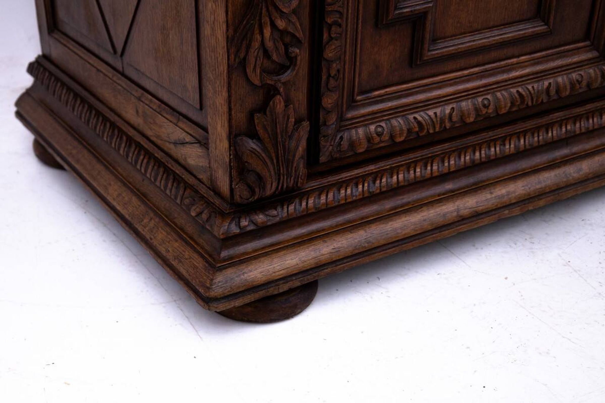 Carved library/sideboard, France, circa 1880.