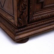 Carved library/sideboard, France, circa 1880.