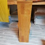 Set of 4 solid rubberwood chairs