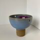 Beautiful Chinese porcelain standing cup covered with oxblood and moonlight
