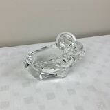 Solid crystal ram ashtray