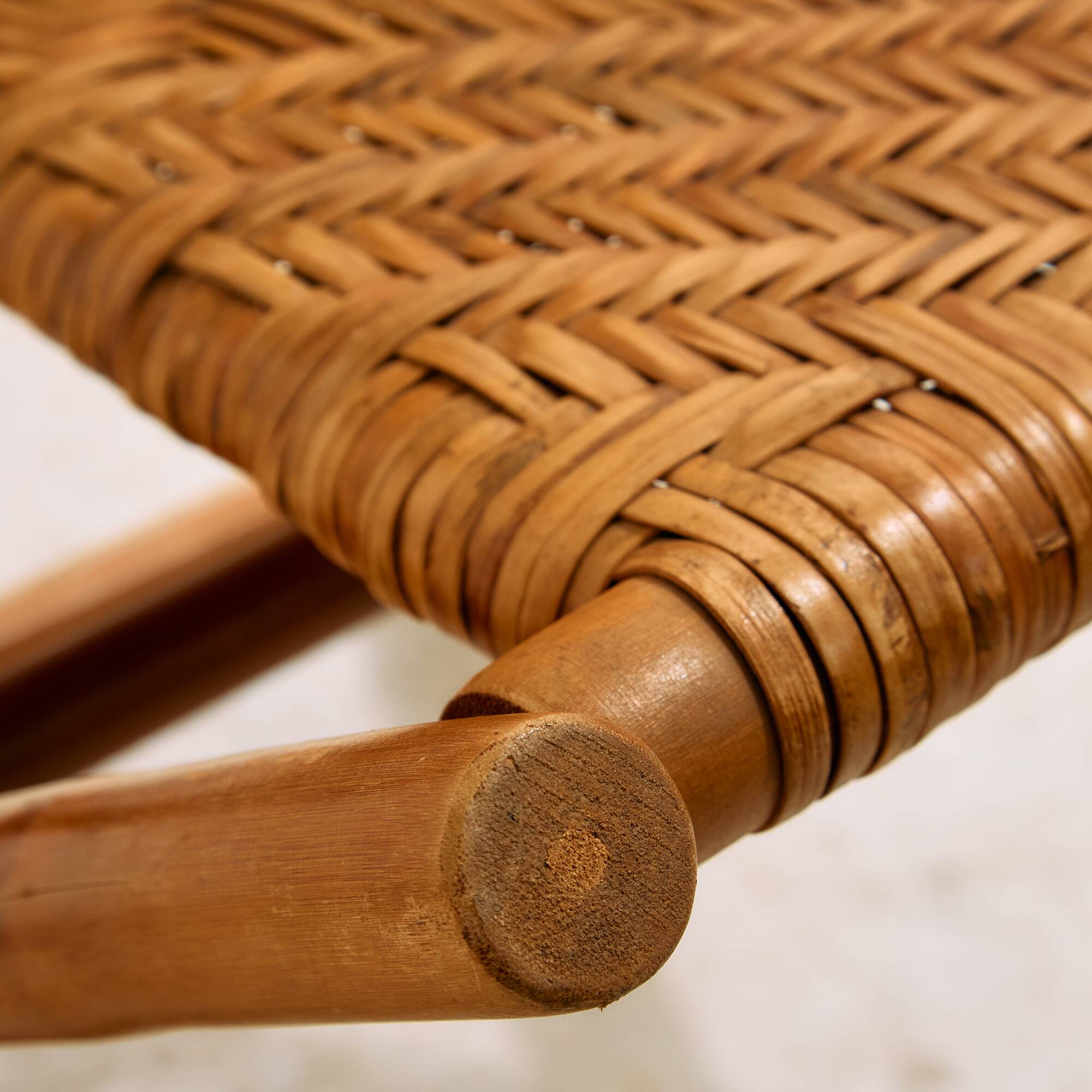 Foldable bamboo chair