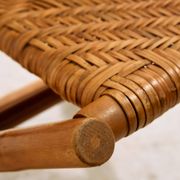 Foldable bamboo chair