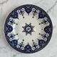 Large flat plate ironstone Sarreguemines Cluny