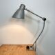 Grey industrial workshop table lamp, 1960s