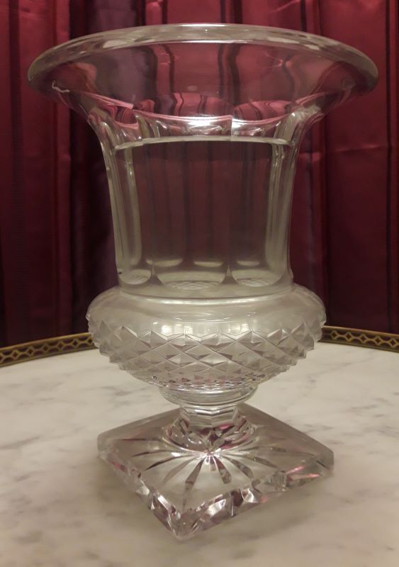 Crystal vase Saint Louis France Versailles