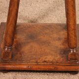 Henri II walnut stool, early 17th century