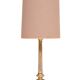 Antique empire brass Column Table Lamps 1950s