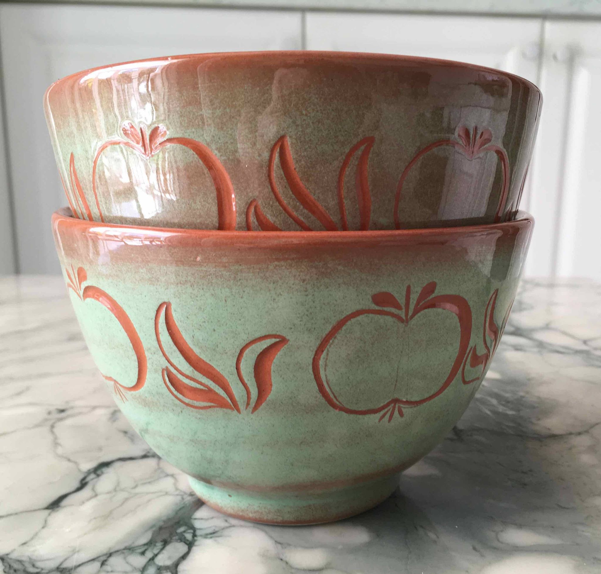Two Breton bowls