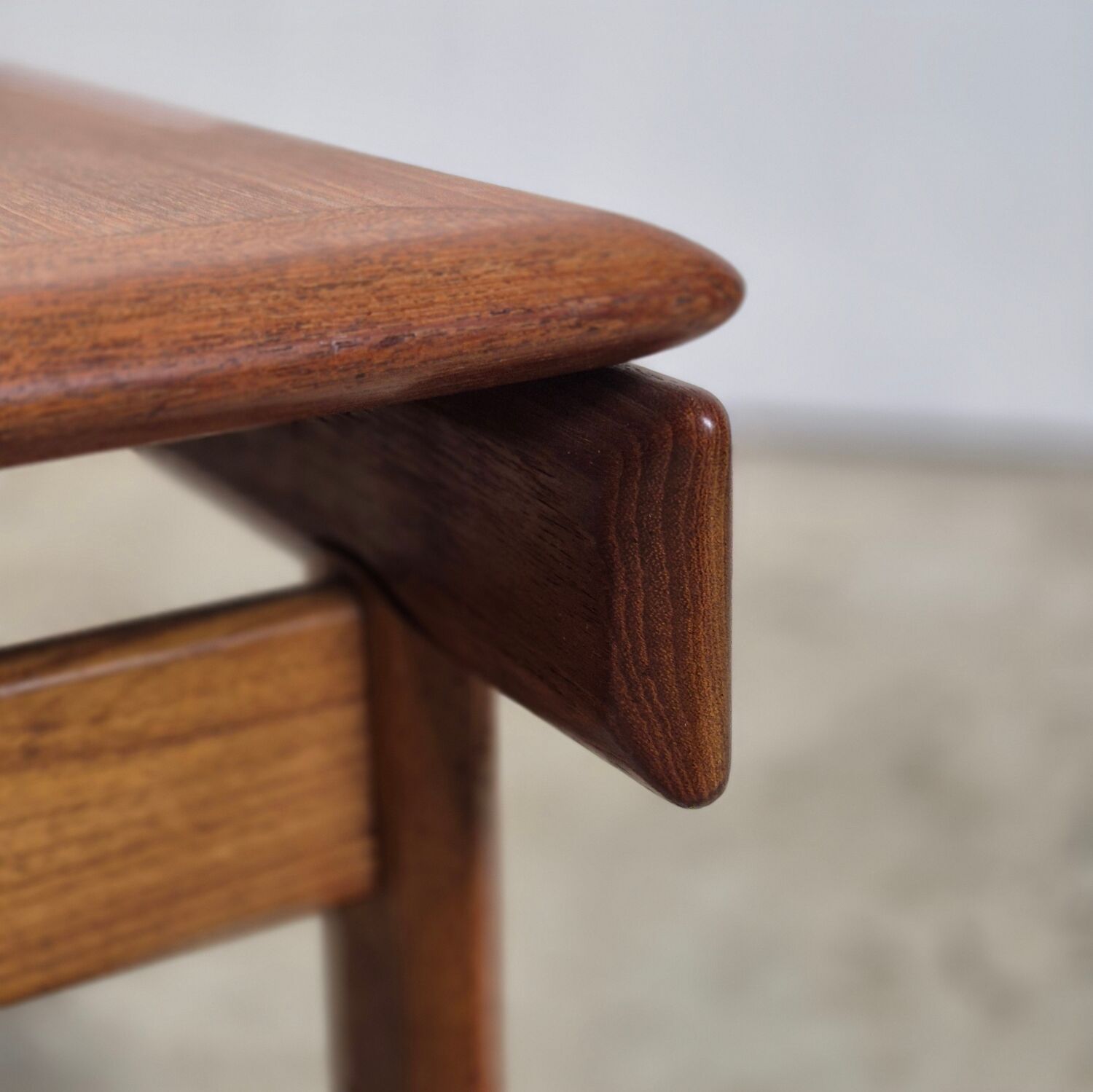 Table basse danoise en teck XXL H.W. Klein, Bramin, années 60