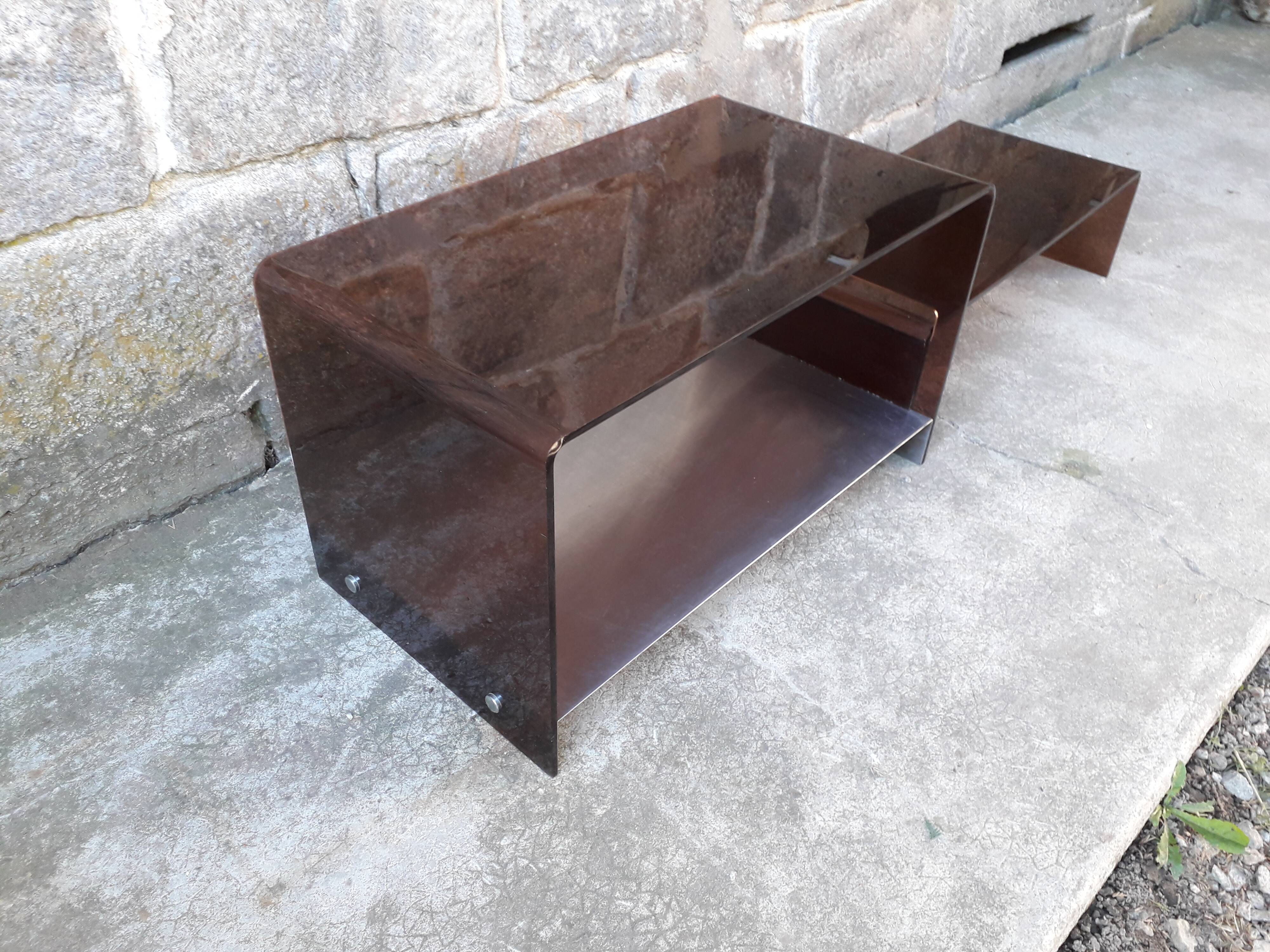 Vintage Plexiglas coffee table