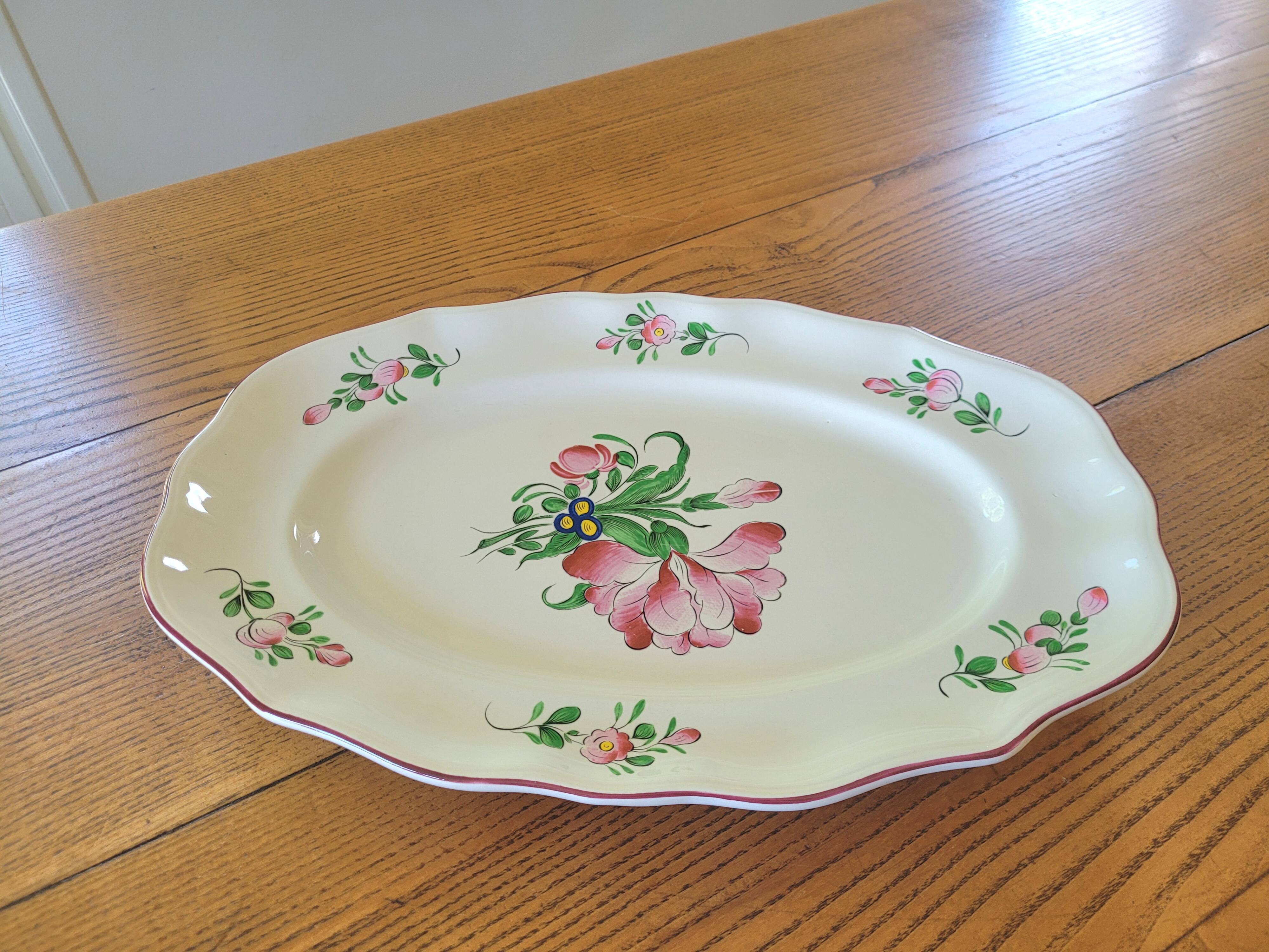 Large earthenware dish "Streetlight" St. Clement