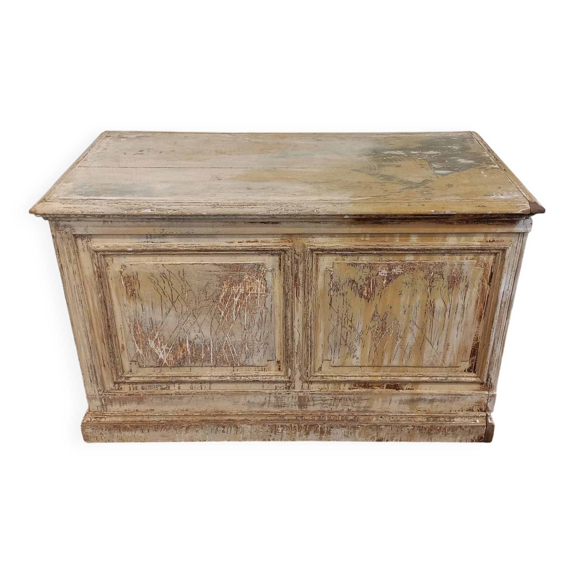 patinated store bank