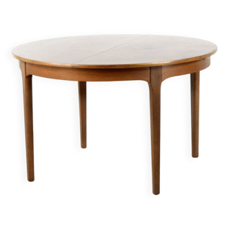 Midcentury Extending Round Teak Table And Chairs From Nathan. Modern / Danish Style /Retro