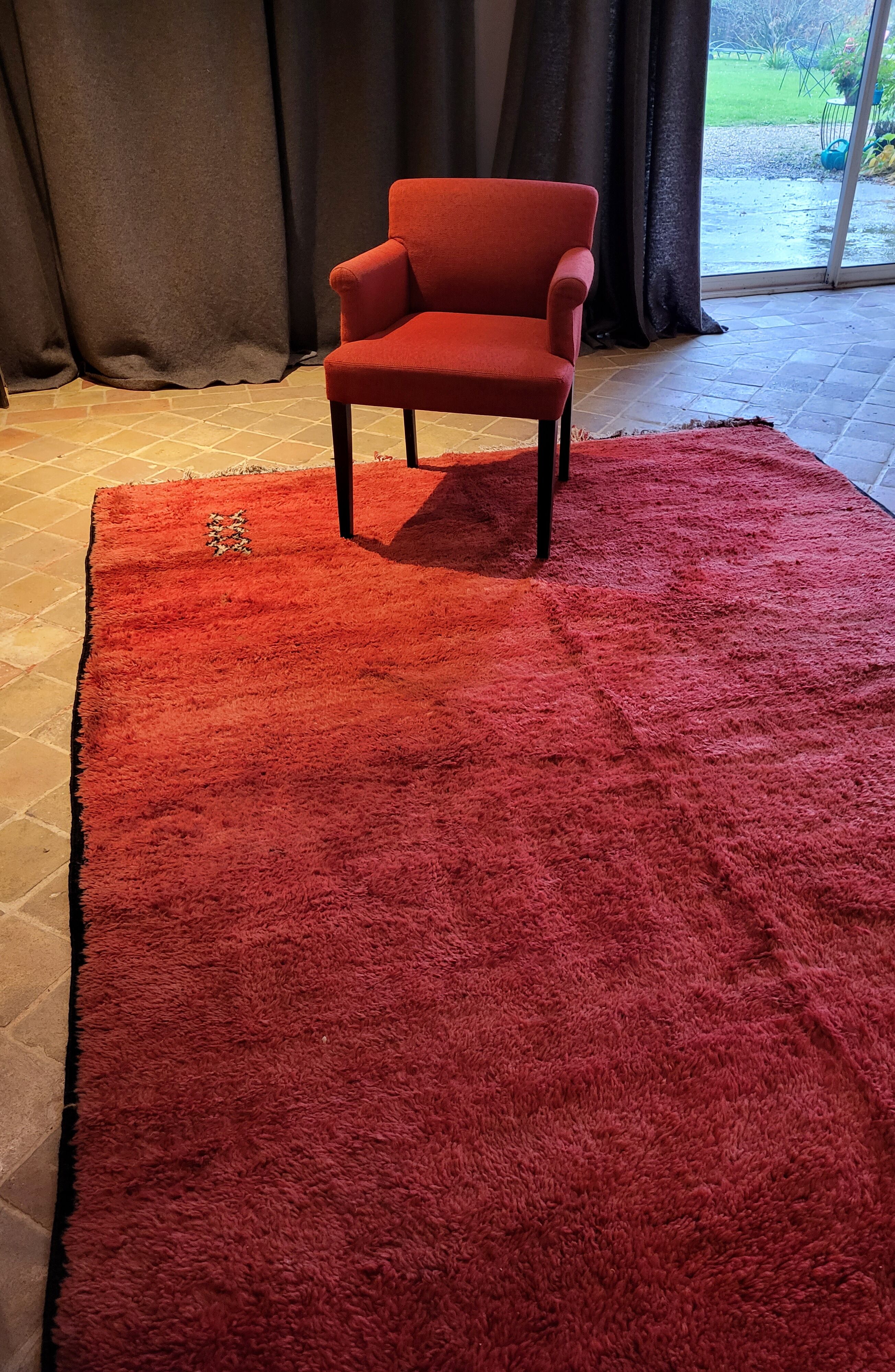 Vintage boujaad red carpet