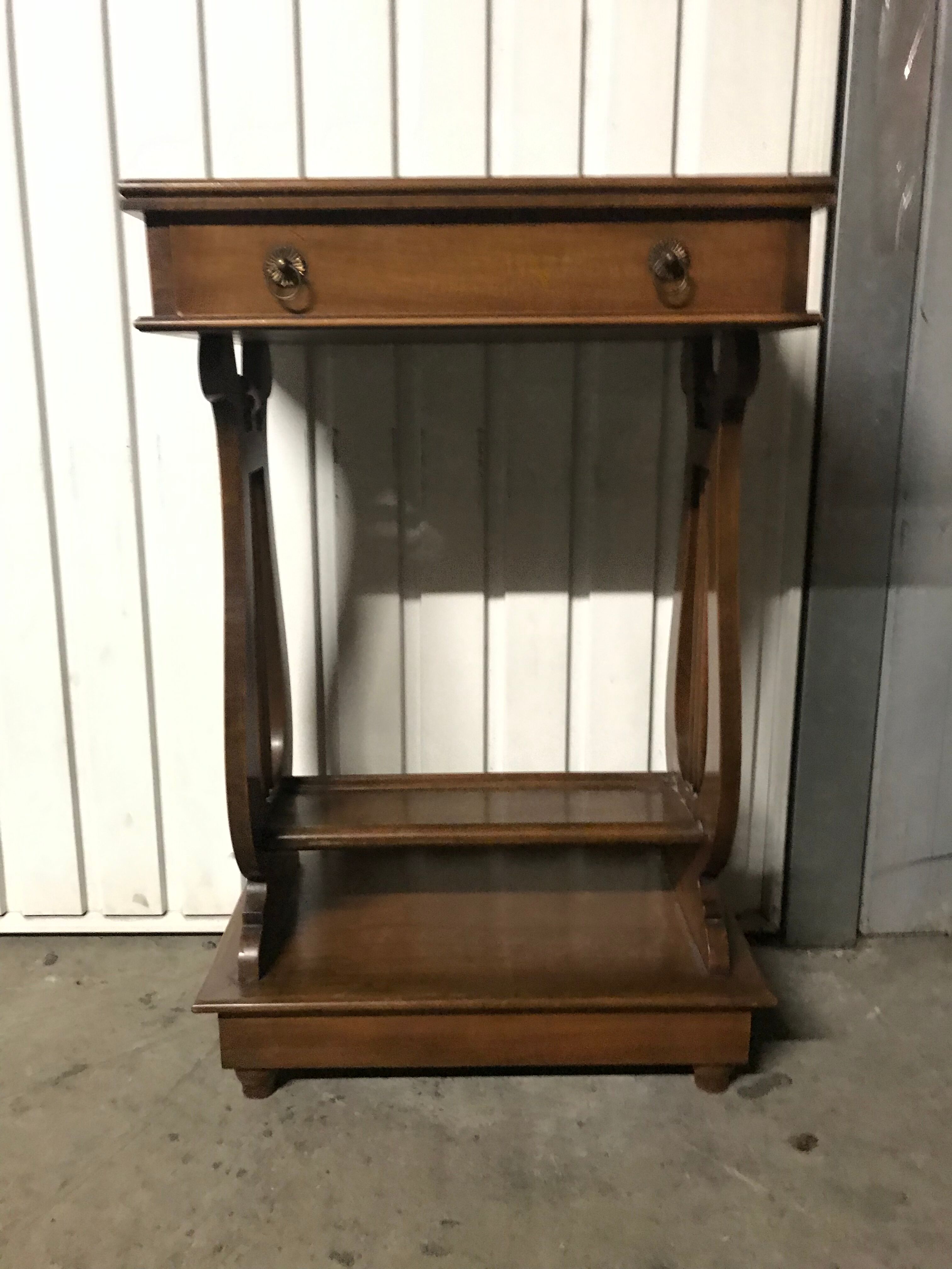 "Lyre" bedside table