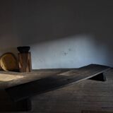 Table basse chêne brûlé