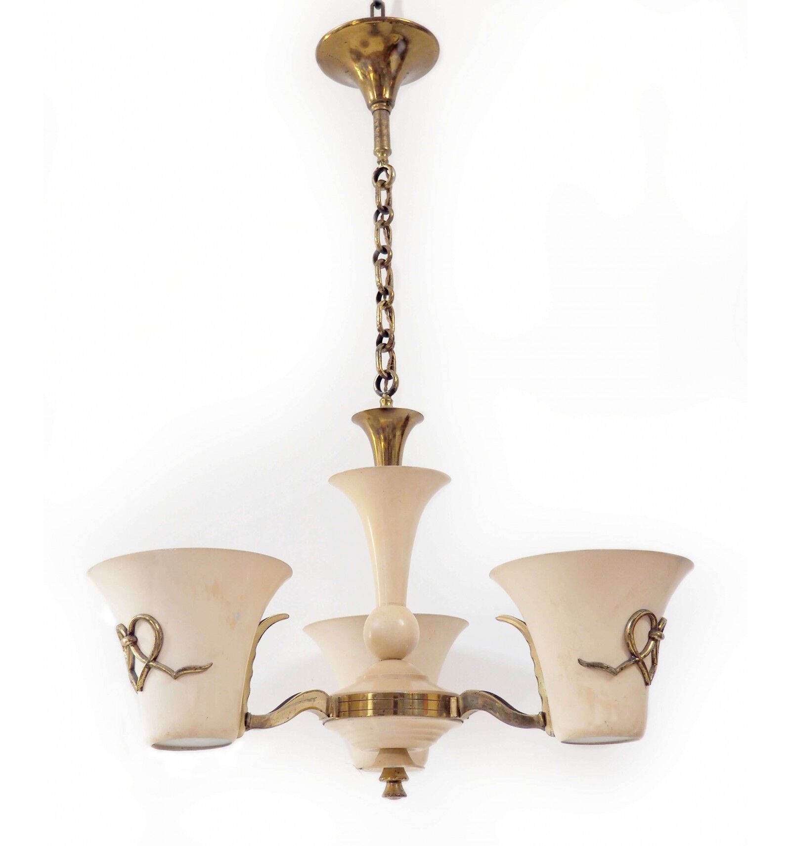 Lot of 1940s lighting fixtures