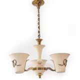 Lot of 1940s lighting fixtures